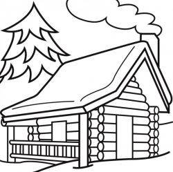 Cabin Outline #1 Clipart Library | Smeethsaysfashion.com