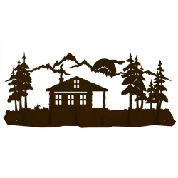 Cabin Silhouette Clip Art at GetDrawings.com | Free for personal use ...