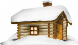 Transparent Winter House with Snow PNG Clipart | Gallery ...
