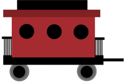 Red Caboose Clipart