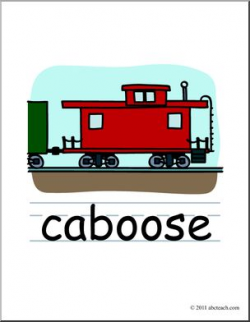 Clip Art: Basic Words: Caboose | Clipart Panda - Free Clipart Images