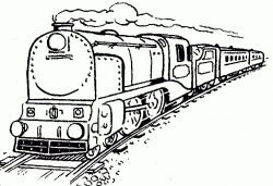 Train Clipart Black And White - Letters