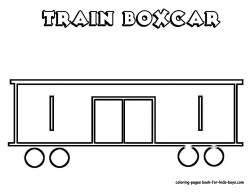 free coloring pages caboose | Train Coloring Sheet | COLORING PAGES ...