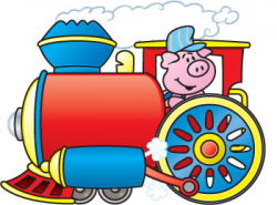 Image of Caboose Clipart #5696, Picture Of A Train Engine - Clipartoons
