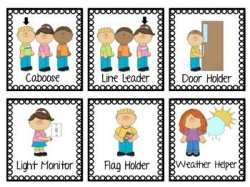 free Classroom Job Chart Labels | water patrol (2), caboose, message ...