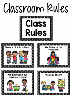 Pre-K Classroom Rules | Class rules poster, Class rules and ...