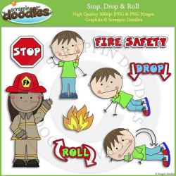 Stop, Drop & Roll Clip Art | Imagenes infantiles | Pinterest | Clip ...