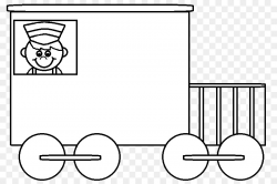 Train Rail transport Passenger car Caboose Clip art - Trains Images ...
