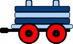 Caboose blue train car clipart cliparts and others art ...