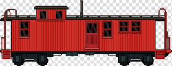 Rail transport Train Passenger car Goods wagon Caboose ...