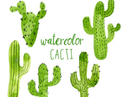 Kawaii Cactus Clipart Cute Cactus Graphics Cacti Clip Art
