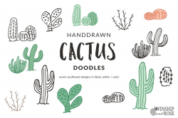 Cactus Doodle Clip Art ~ Illustrations ~ Creative Market