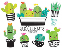 Cactus clipart | Etsy