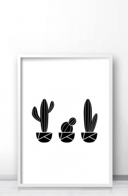 Instant Download Printable Art, Cactus Wall Art Printable, Cactus ...