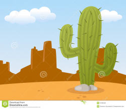 Desert Landscape with Cactus | Clipart Panda - Free Clipart Images