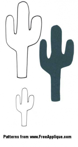 Southwest Patterns for Applique - Cactus, Guitar, Boots, Coyotes