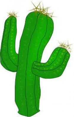 El típico cactus de Texas, tiene una forma muy similar a la letra ...