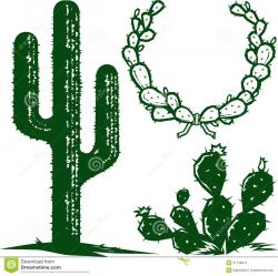 Winter Cactus Clipart