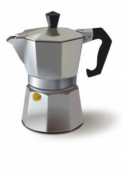Clipart - italian coffee maker