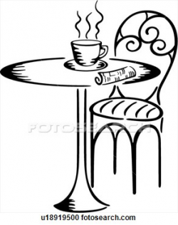 Bistro Table Clipart