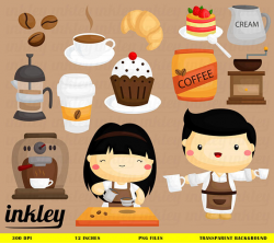 Coffee Clipart, Coffee Clip Art, Coffee Png, Cafe Clipart, Cake ...