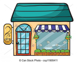 Vector - a coffee shop | Clipart Panda - Free Clipart Images