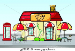 Vector Stock - Coffee shop. Clipart Illustration gg72293127 - GoGraph