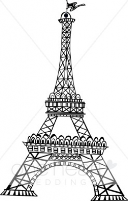 Eiffel Tower Clipart | Honeymoon Clipart