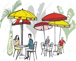 Outdoor Cafe Clipart