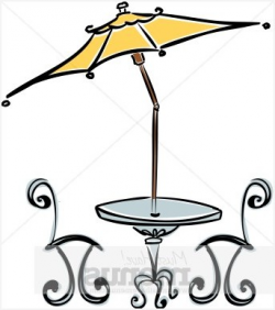 Patio table umbrella » purchase cafe table clipart cafe clipart ...