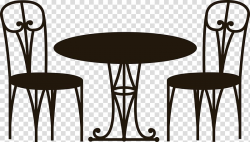 Coffee table Cafe Chair, Table Chair transparent background ...