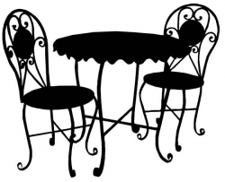 bistro cafe patio furniture table chairs clip art png jpg graphics ...