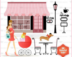 French cafe clipart | Etsy