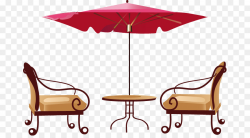 Table Cafe Clip art - Hand-painted outdoor parasol Liang Yi png ...