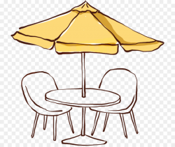 Coffee table Cafe Coffee table - Free coffee table parasol HD pull ...