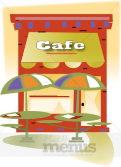 Outdoor Cafe Clipart | Cafe Clipart
