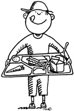 school cafeteria clipart black and white 2 | Clipart Station