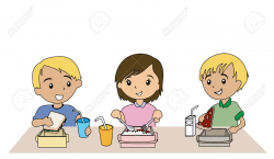 28+ Collection of Children Eating Lunch Clipart | High quality, free ...