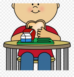 School Lunch Clipart Boy Eating Cafeteria Lunch Clip ...