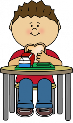 Boy Eating Cafeteria Lunch | clip art | Pinterest | Lunches, Clip ...