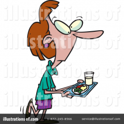 Cafeteria Clipart #1044741 - Illustration by toonaday