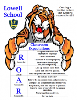 Lowell Community Expectations (PBIS) | Lowell Elementary School
