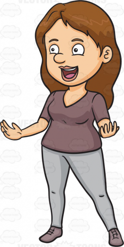 Crafty Ideas Person Talking Clipart A Happy Woman To Someone At High ...