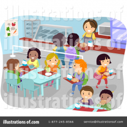 Cafeteria Clipart #1221283 - Illustration by BNP Design Studio