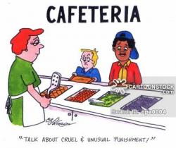 School Dinners Cartoons and Comics - funny pictures from CartoonStock