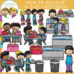 school cafeteria clipart how to behave in the lunchroom lunch rules ...