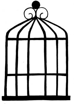 Simple Bird Cage Drawing Images & Pictures - Becuo | clip art ...