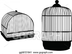 Vector Art - Birdcage. Clipart Drawing gg58721841 - GoGraph
