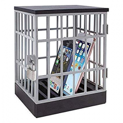 Mobile Phone Jail Cell Phones Prison Lock Up Safe Smartphone Stand Holders  Classroom Home Table Office Storage Gadget -Family Time, Party Fun Novelty  ...