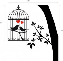 28+ Collection of Love Birds In Cage Clipart | High quality, free ...
